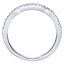 Diamond Contour Wedding Ring