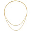 Mirror Link Double Strand Necklace