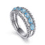 Bujukan Sterling Silver Blue Topaz Fashion Ring