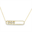 Diamond Open Bar Necklace