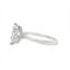Marquise Diamond Accented Engagement Ring