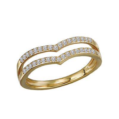 Diamond Chevron Fashion Ring