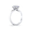 Round Diamond Bezel Solitaire Engagement Ring