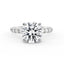 Round Diamond Channel Engagement Ring