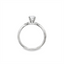 Oval Diamond Straight Band Engagement Ring