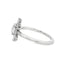Rose-cut Diamond Halo Engagement Ring