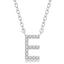 Block Initial Necklace