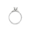 Oval Diamond Twist Solitaire Engagement Ring