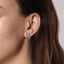 Bujukan Sterling Silver Huggie Hoop Earrings