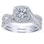 Diamond Contour Wedding Ring