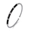 Bujukan Black Enamel Bangle Bracelet