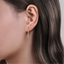 Diamond Drop Leverback Earrings