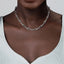 16" Bujukan Sterling Silver Link Necklace