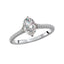 Oval Diamond Hidden Halo Engagement Ring