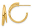 Twist J-Hoop Earrings