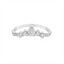 Diamond Curved Wedding Ring