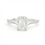 Emerald-cut Diamond Hidden Halo Engagement Ring