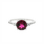 Pink Tourmaline & Diamond Ring