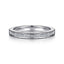 Alternating Diamond Wedding Ring