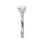 Round Diamond Accented Engagement Ring