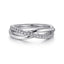 Sterling Silver White Sapphire Fashion Ring