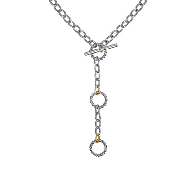 20" Bujukan Sterling Silver Toggle Necklace