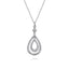 Bujukan Sterling Silver White Sapphire Pendant