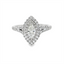 Marquise Diamond Double Halo Engagement Ring