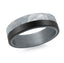 Men's Tantalum & Carbon Fiber Wedding Ring