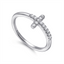Diamond Cross Fashion Ring