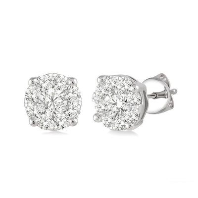 Lovebright Diamond Stud Earrings