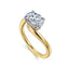 Oval Diamond East-West Solitaire Engagement Ring