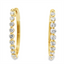Diamond Hoop Earrings