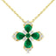 Emerald & Diamond Necklace