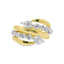 Diamond Bypass Fashion Ring