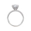 Round Diamond Split Shank Engagement Ring