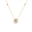 Honeycomb Diamond Station Necklace