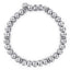 Sterling Silver Faceted Bead Bracelet