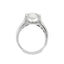 Round Diamond Wide Band Engagement Ring