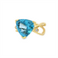 Blue Topaz & Diamond Fashion Ring