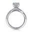 Round Diamond Hidden Halo Engagement Ring