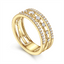 Wide Diamond Fashion Ring