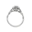 Round Diamond Halo Engagement Ring