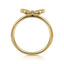 Diamond Butterfly Fashion Ring