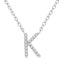 Block Initial Necklace