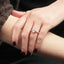 Oval Diamond Three Stone Engagement Ring
