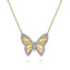 Diamond Butterfly Necklace
