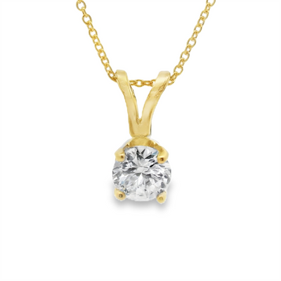Diamond Solitaire Pendant