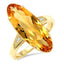 Citrine & Diamond Fashion Ring