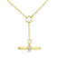 Diamond T-Bar Necklace